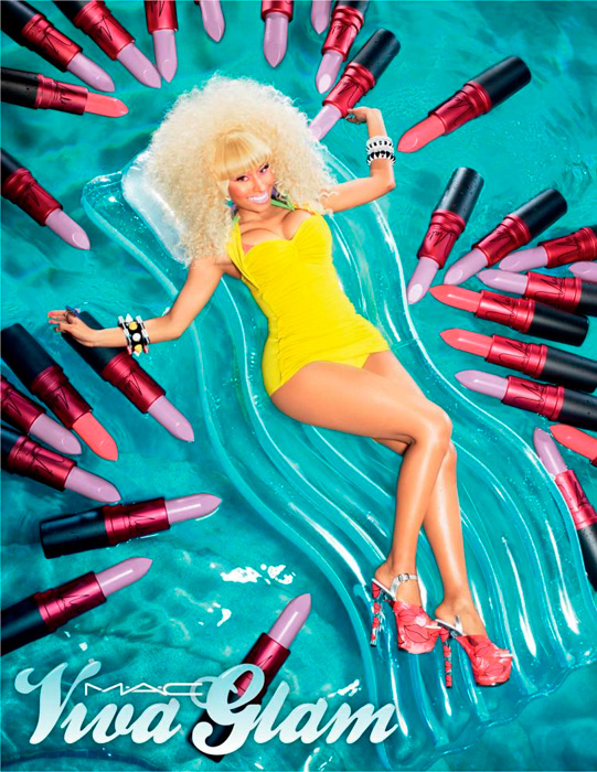 Nicki Minaj será, de nuevo, la imagen de la colección Viva Glam para el 2013