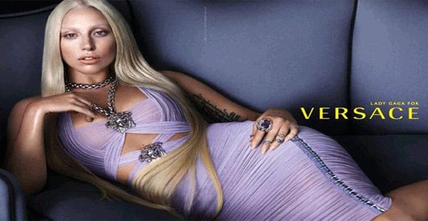 Lady Gaga se convierte en la nueva imagen de Versace
