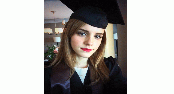 Emma Watson se gradúa en la Universidad de Brown
