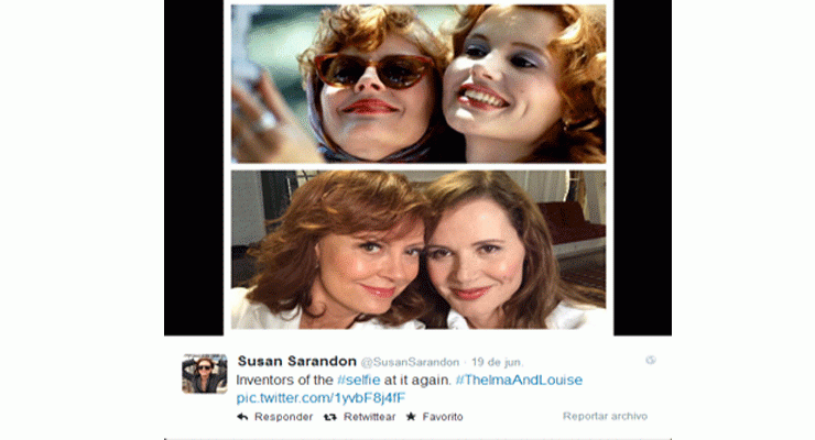 Susan Sarandon reclama la autoría del primer ‘selfie’